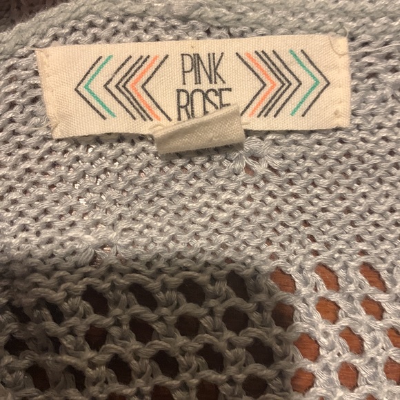 Pink Rose Knitted Sweater - Picture 3 of 3